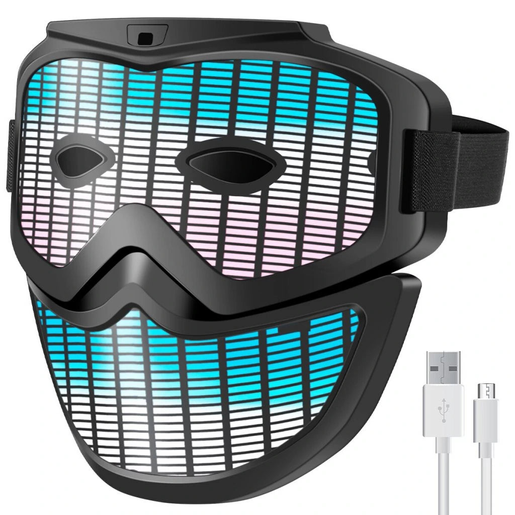 Led maska za zurke koja reaguje na zvuk