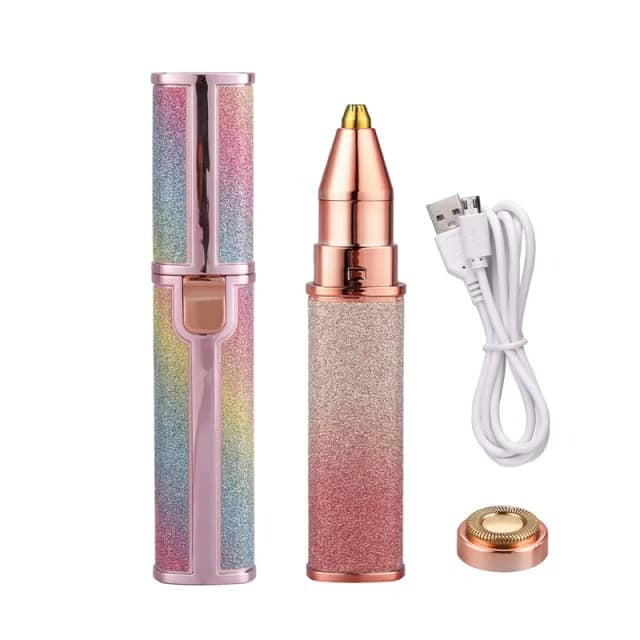 Aparat za Uklanjanje Dlačica + Trimer za Korekciju Obrva