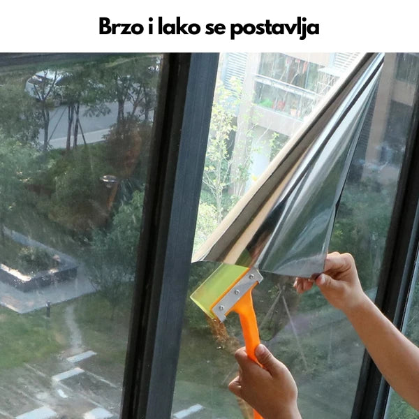 Reflektujuća ogledalo folija za stakla sa UV zastitom