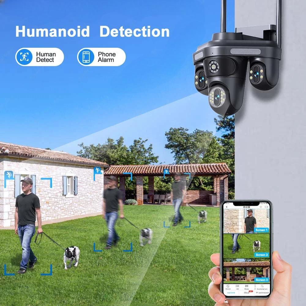 IP Wifi Kamera sa Tri rotirajucih sočiva i 12MP Rezolucijom
