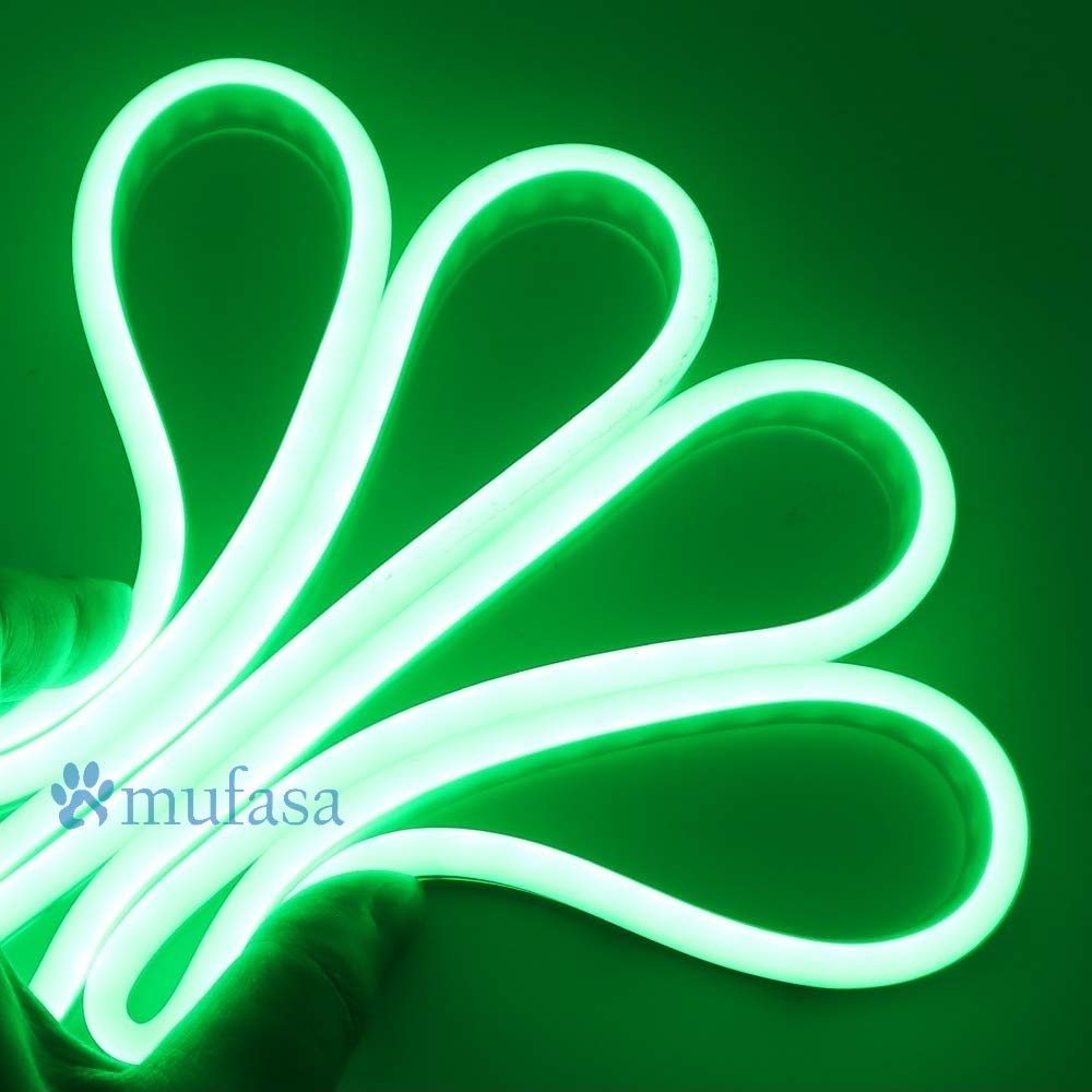 LED NEON flex traka - 10m 220v Zelena
