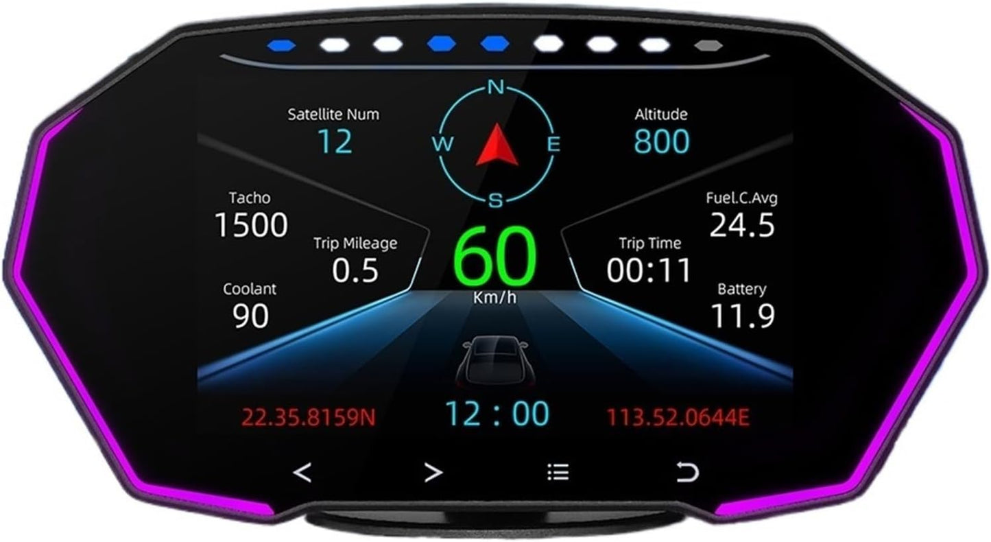 Head up displej za auto OBD2 brzinomer i dijagnostika F11