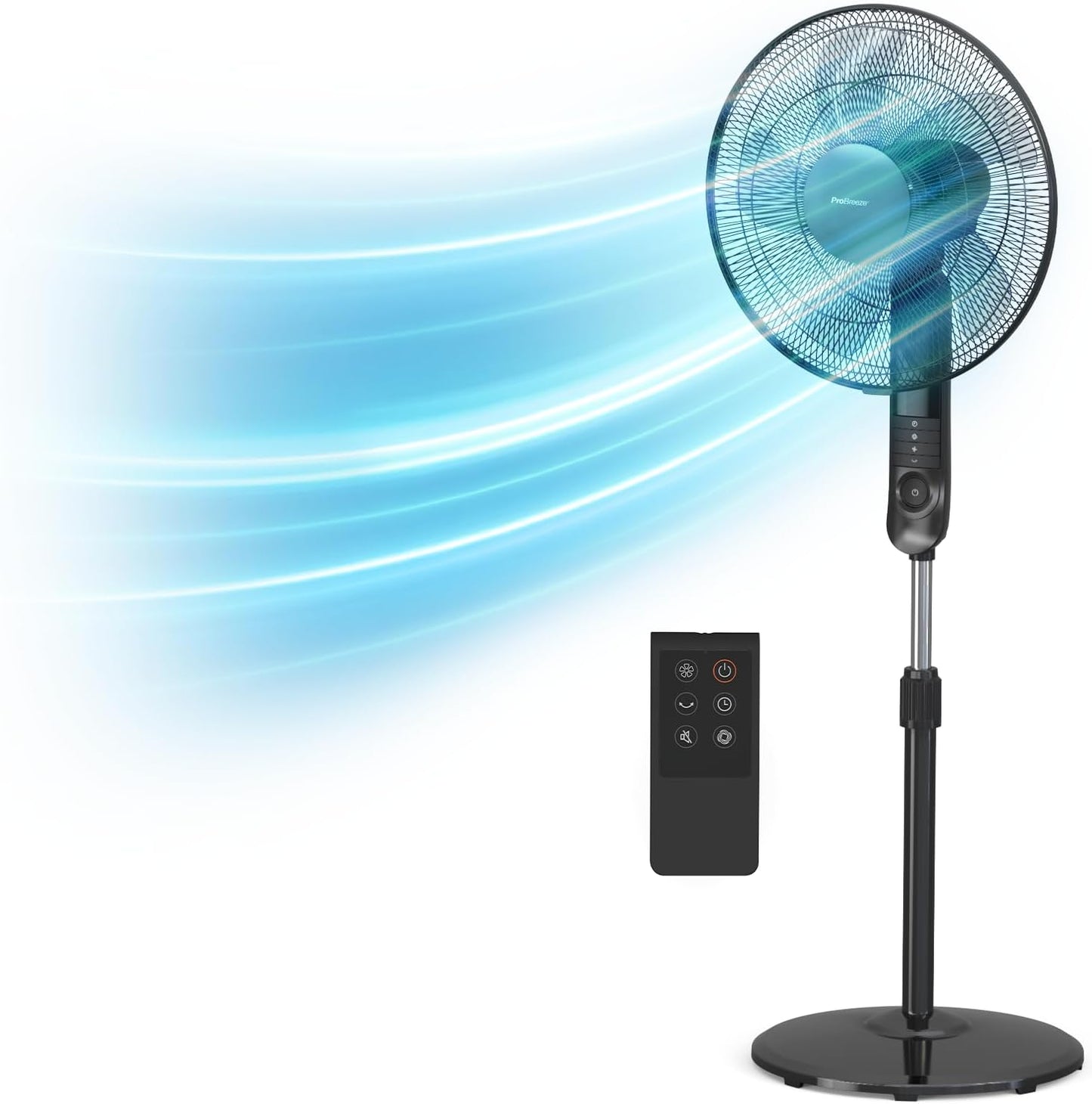 Stojeći ventilator sa daljinskim upravljačem