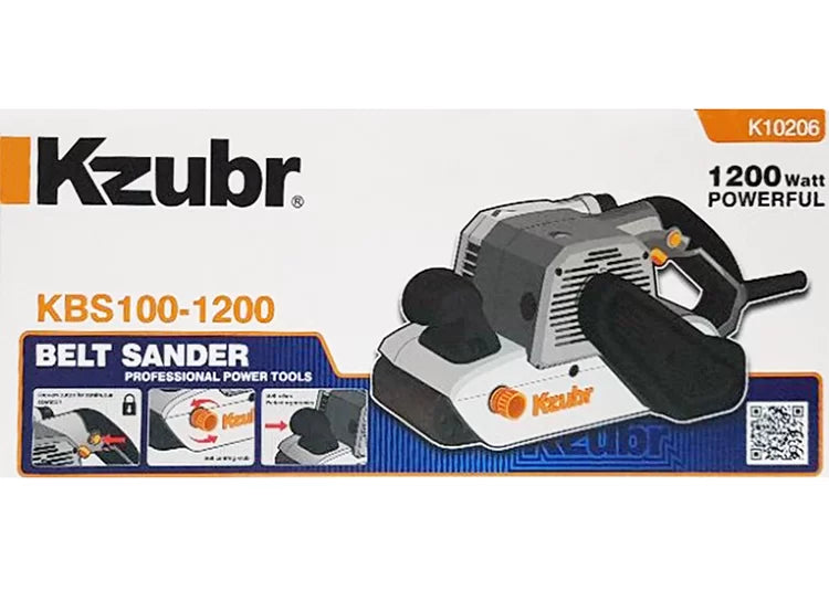 KZUBR Električna šlajferica tračna 1200W