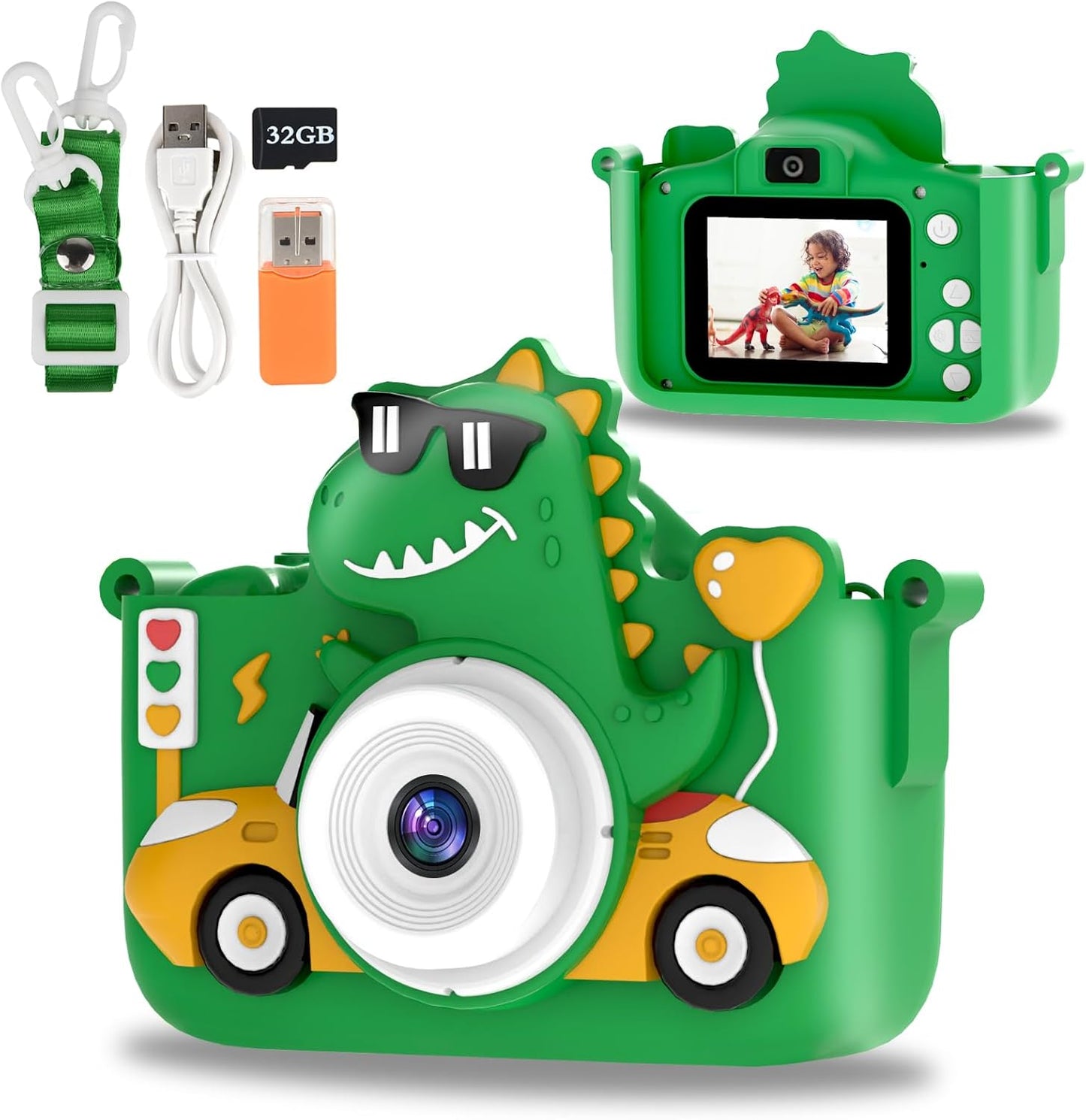 Fotoaparat dinosaurus u autu