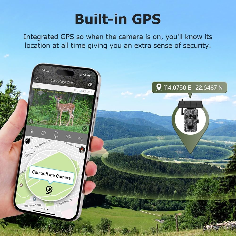 Solarna Lovacka Kamera 4G AI GPS