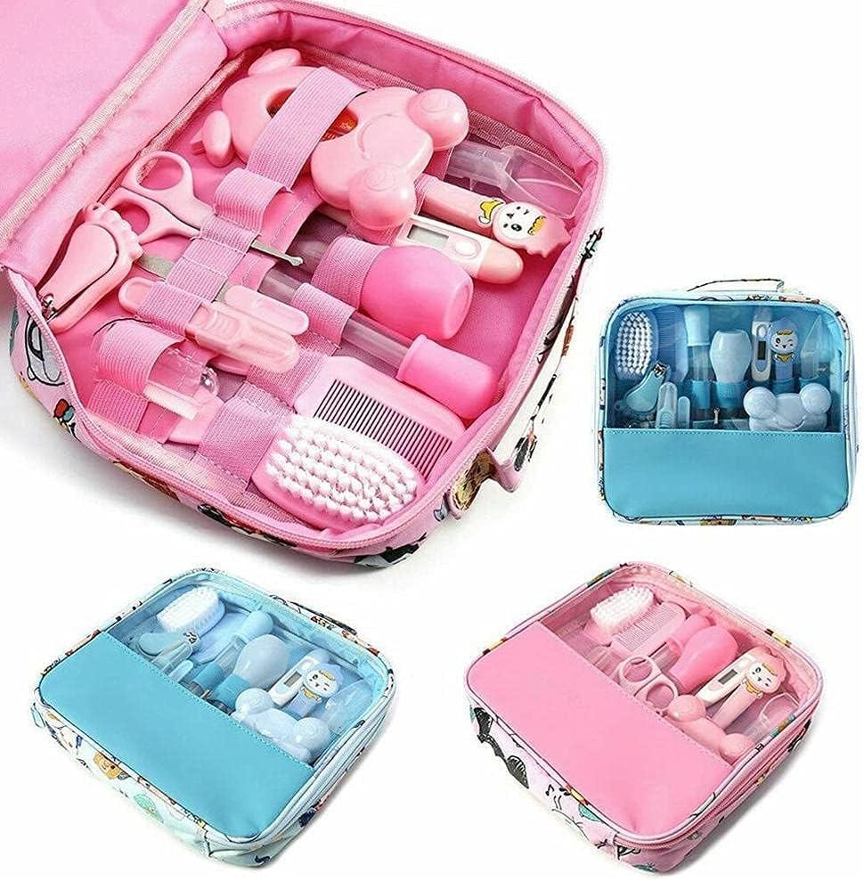 Veliki bebi set za negu i higijenu sa torbicom Rozi