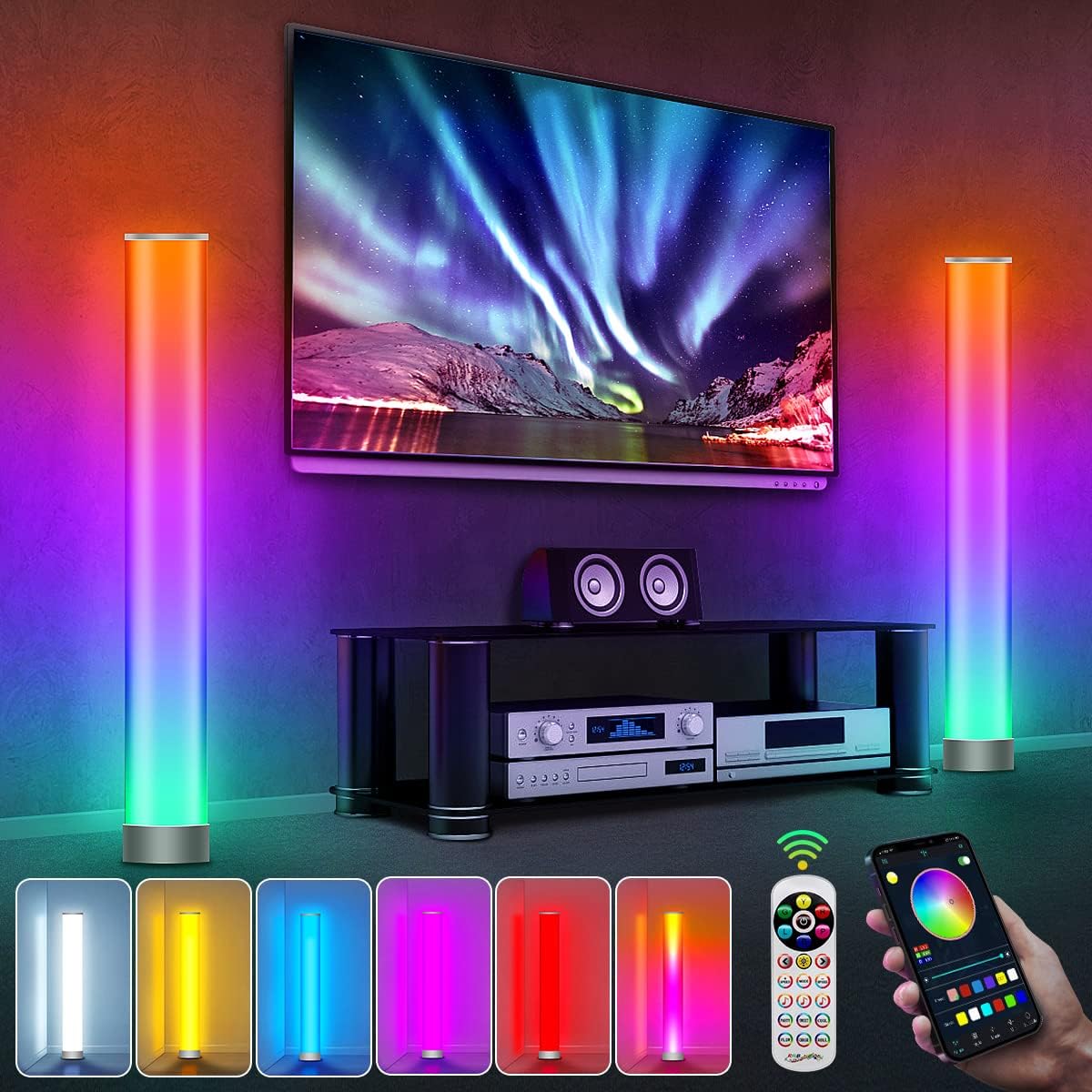 Pametna RGB podna lampa 1m set 2 komada