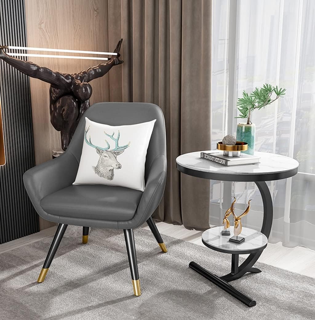 Elegantni dupli stočić za spavaću i dnevnu sobu Beli