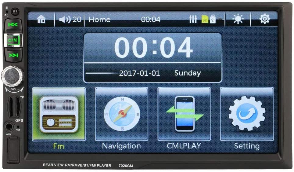 GPS Navigacija Multimedia 7026GM 7" FM 2Din MirrorLink