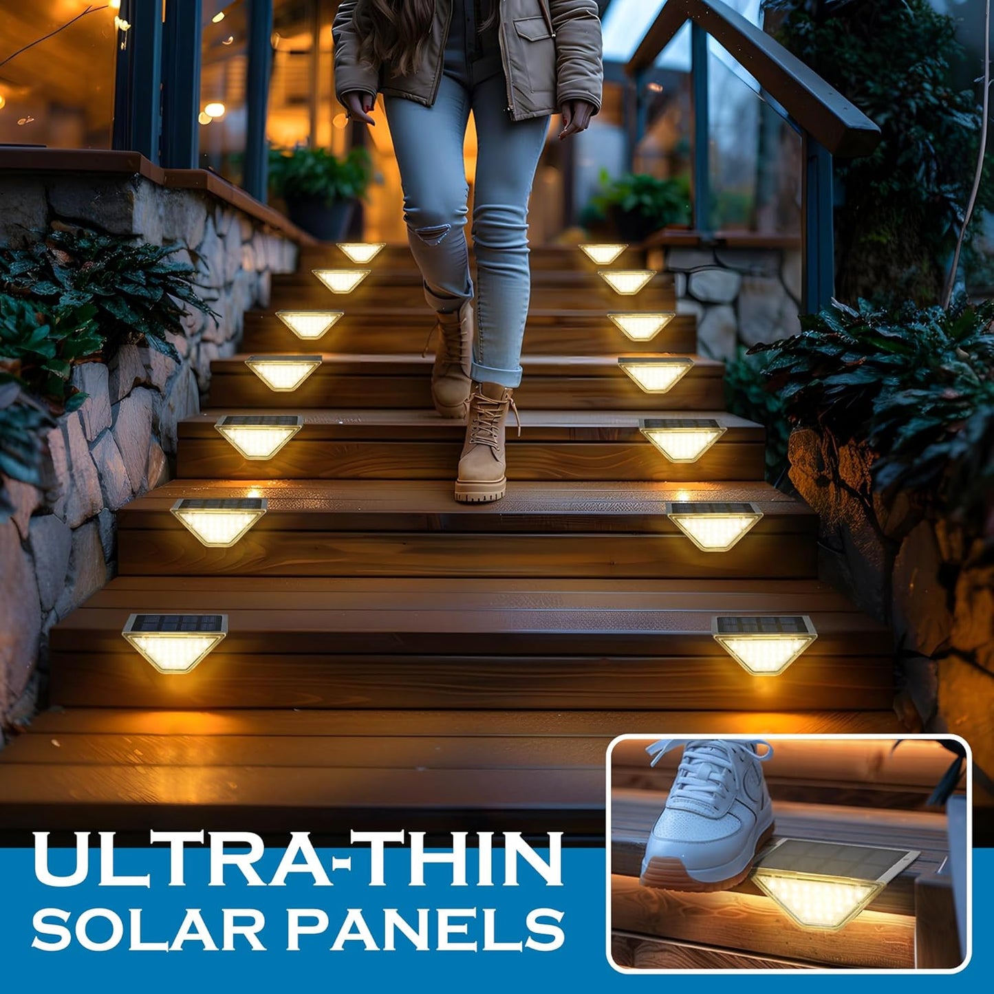 Solarna Lampa za Stepenice 2 Komada