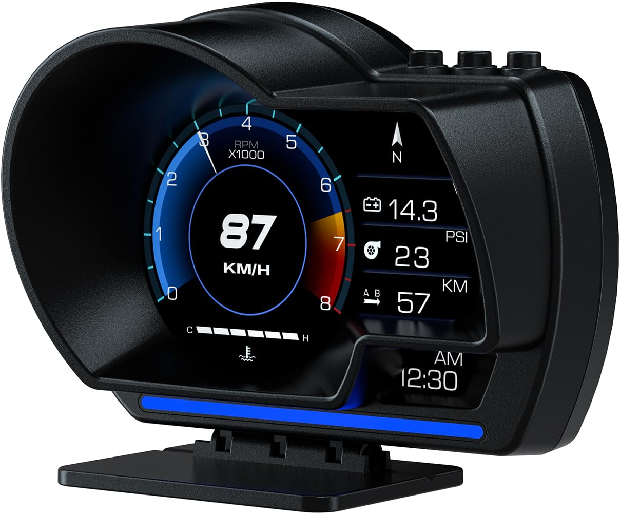 Pametni displej za auto OBD2+GPS P6