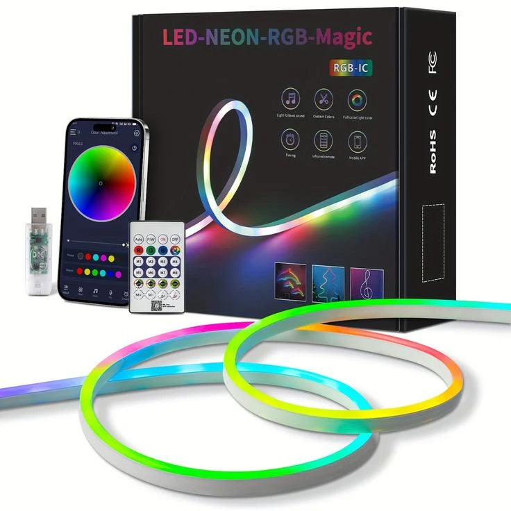 Led Neon RGB Traka 5m sa daljinskim
