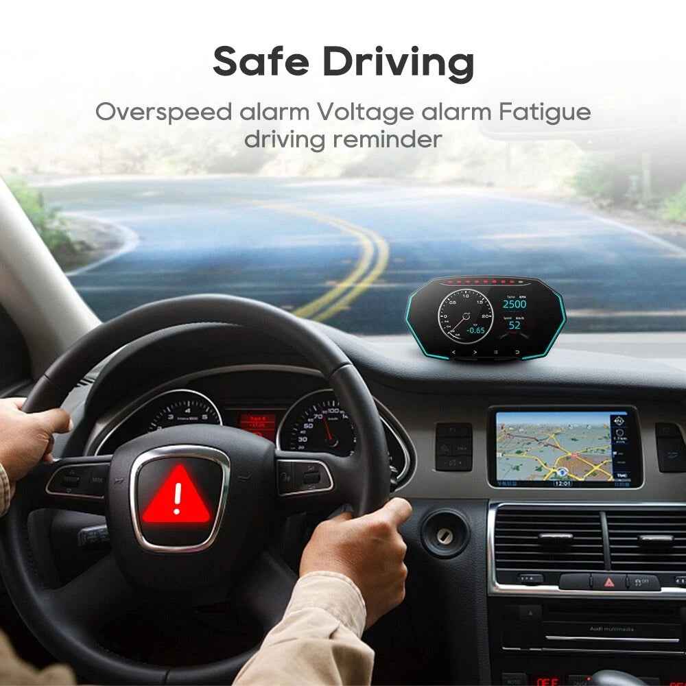 Head up displej za auto OBD2 brzinomer i dijagnostika F11