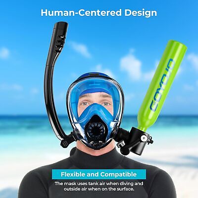 Scuba Diving - Set za ronjenje sa bocom, maskom i pumpom 0.5L