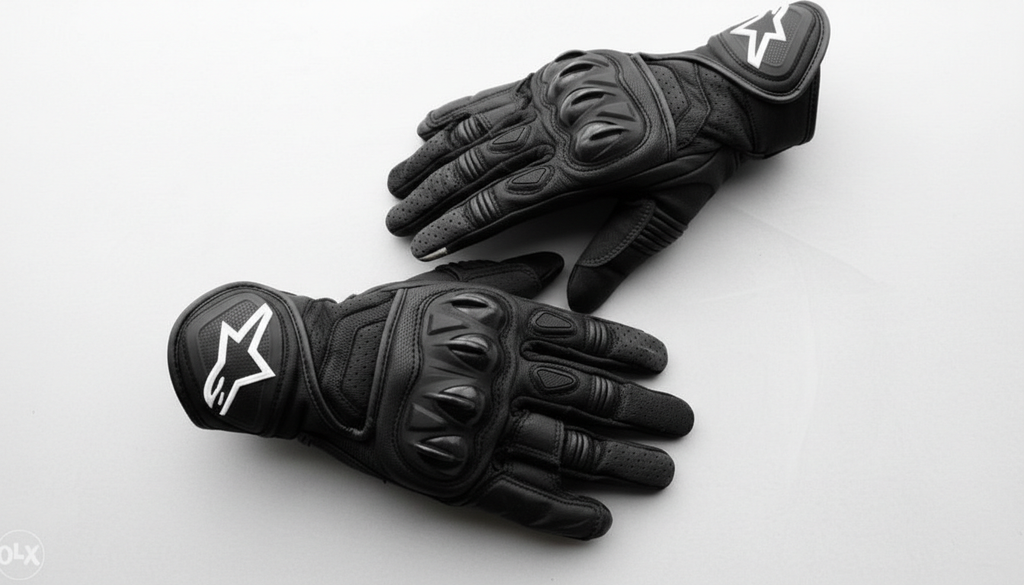 Alpinestars Kožne Rukavice za Motor – Crne Moto Rukavice sa Protektorima