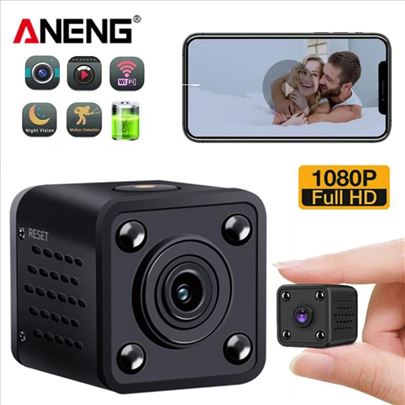 Spijunska mini kamera X6 Ip Wifi Spy Camera 1080P Nocni mod