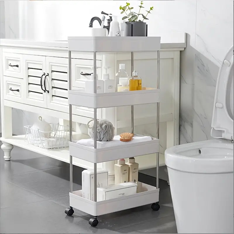 Polica za kupatilo, kuhinju sa tockicima