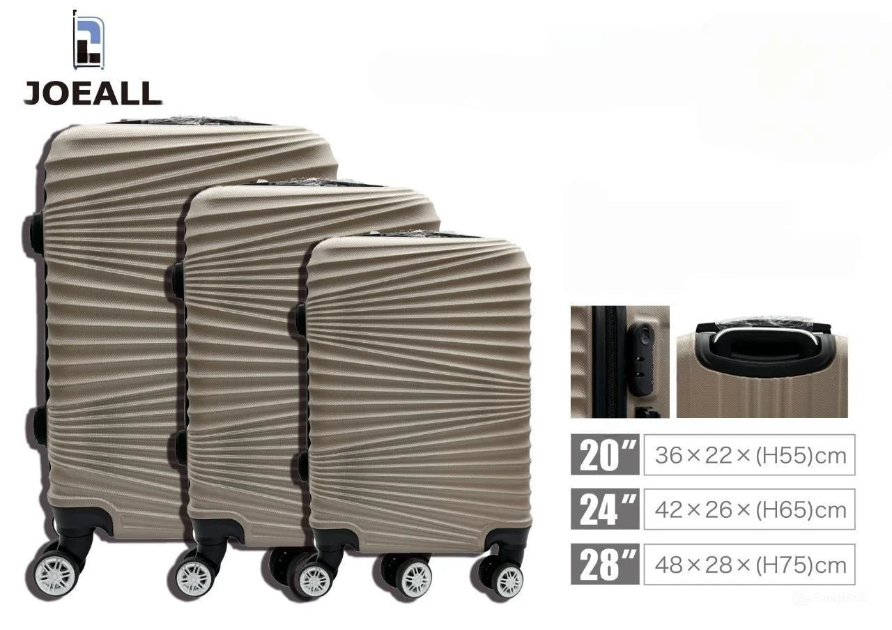 3 Delni set kofera za putovanja