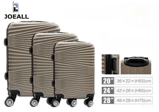 3 Delni set kofera za putovanja