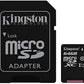 KINGSTON memorijska kartica MicroSD 64GB + adapter