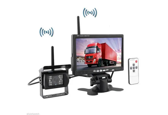 Monitor 7inca sa bezicnom kamerom za kombi kamion, kombajn