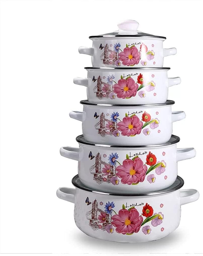 Set Emajliranih Šerpi – 5 Delova