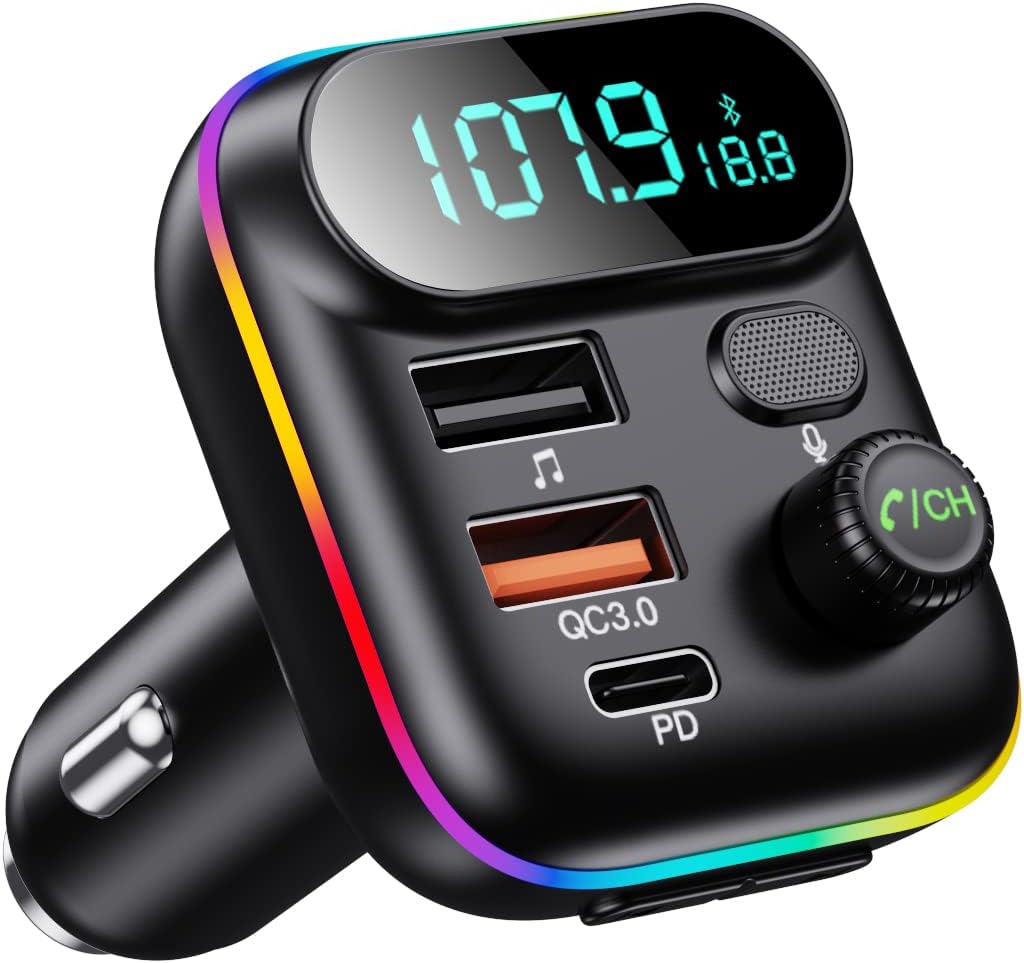 Bluetooth FM transmiter za auto sa punjacem 3u1
