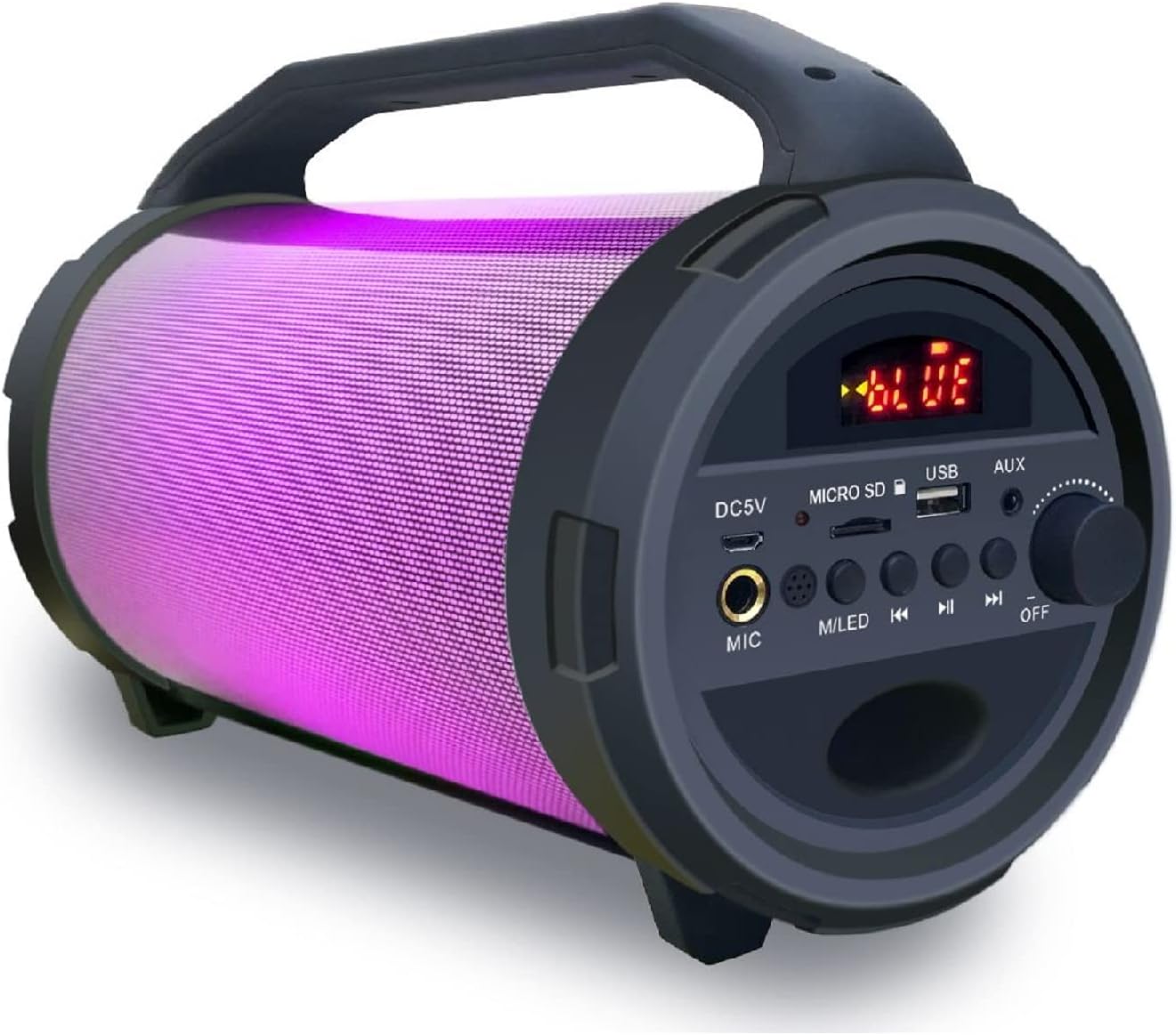 Bluetooth zvučnik BAZUKA sa led svetlom