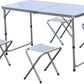 Kamperski set sklopivi sto i 4 stolice