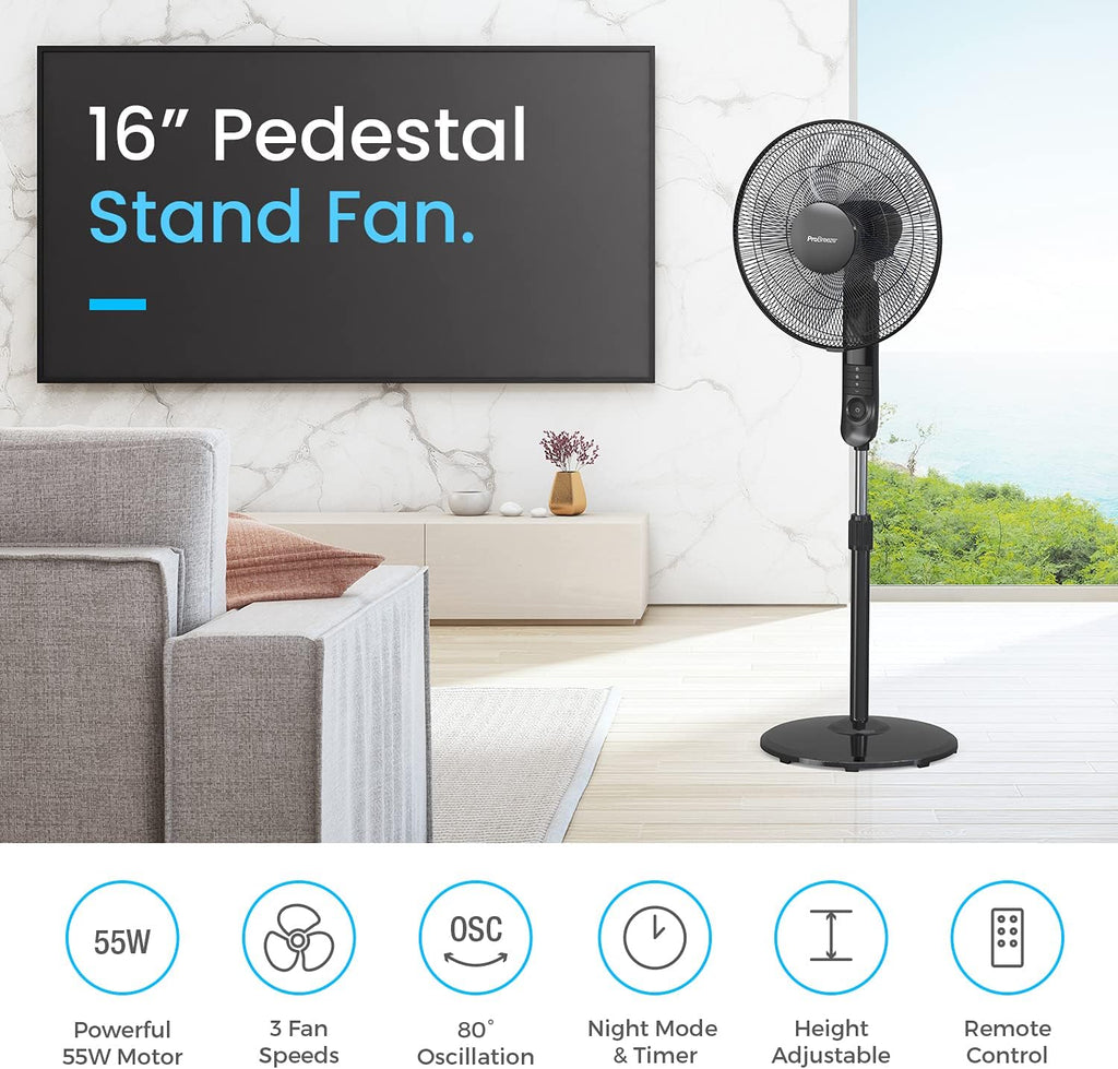 Stojeći ventilator sa daljinskim upravljačem