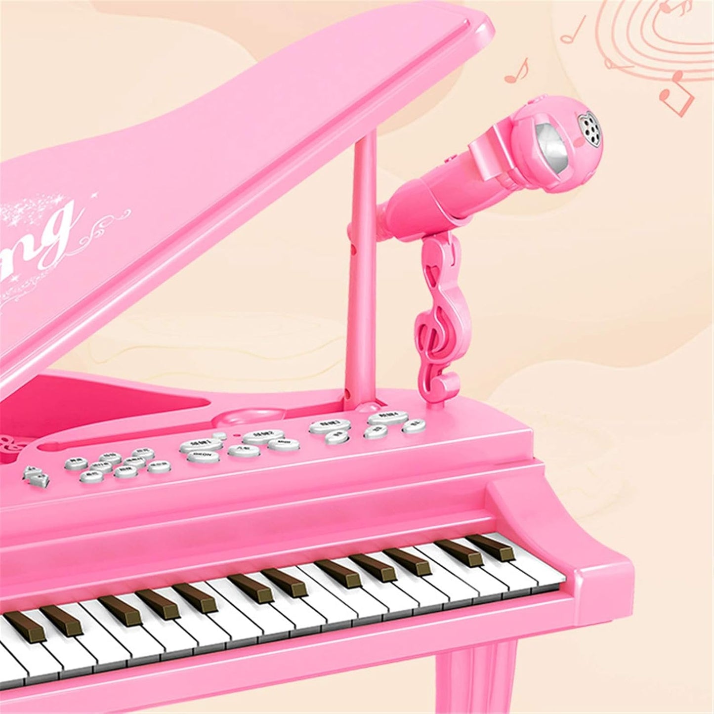 Piano set – Dečiji klavir sa mikrofonom i stolicom