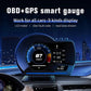 Pametni displej za auto OBD2+GPS P6