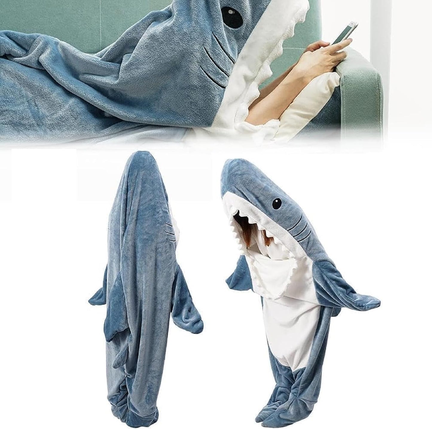 Shark Blanket - Dečije ajkula ćebe