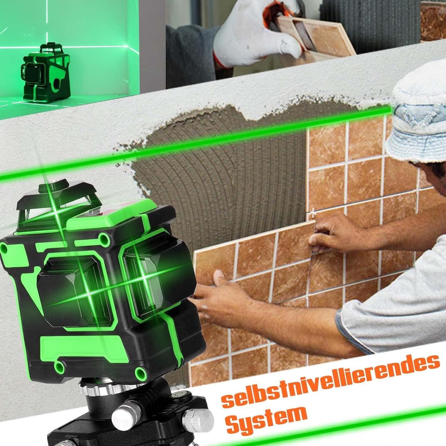  Laser za nivelaciju 4D 16 linija sa postoljem