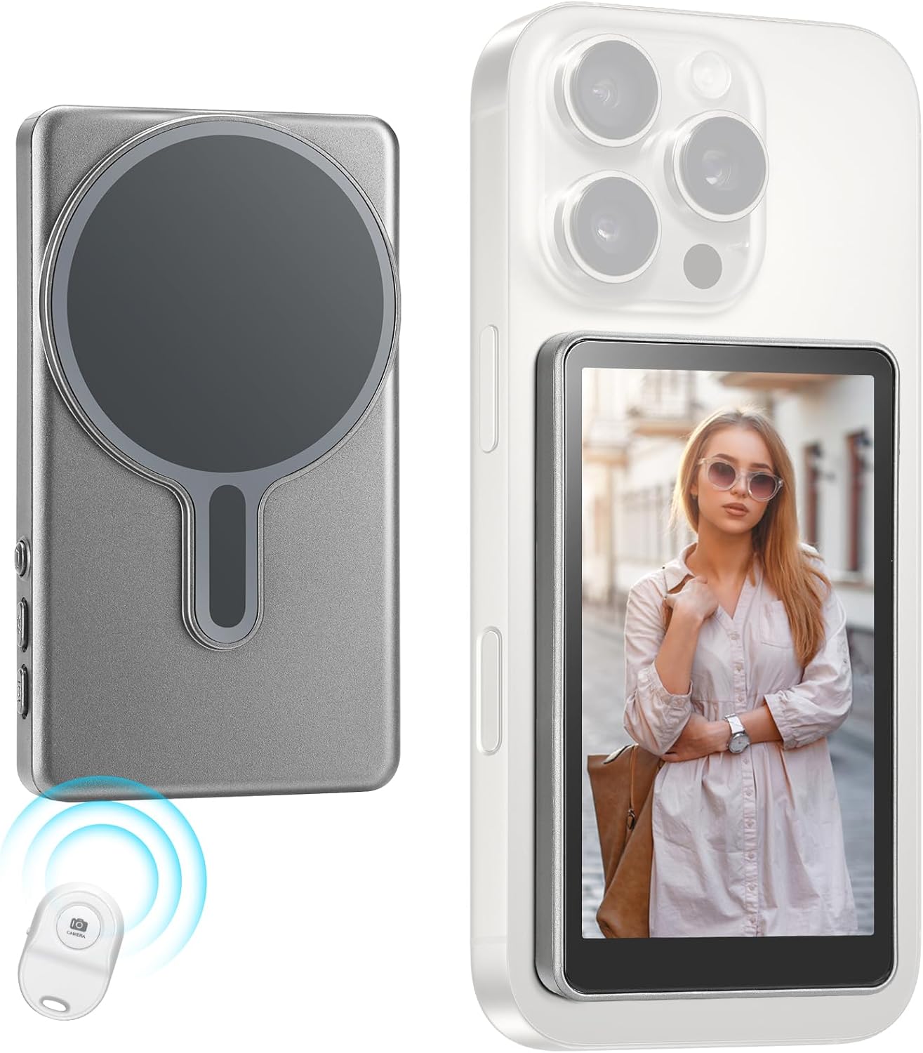 Magnetni Vlog Selfie Ekran 1080P – Bežični Monitor za Zadnju Kameru