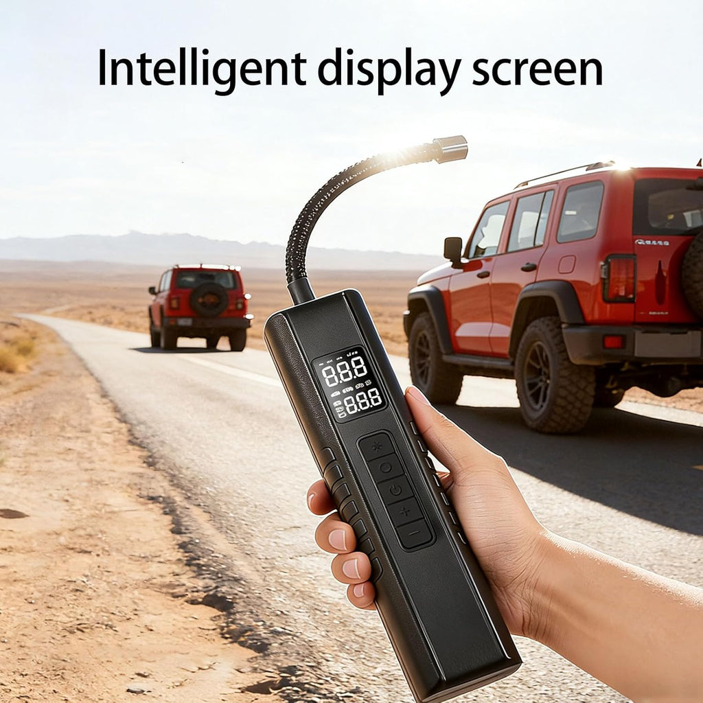 Digitalni Kompresor za Motor i Auto – Brza Pumpa sa LCD Displejem i Preciznim Merenjem Pritiska