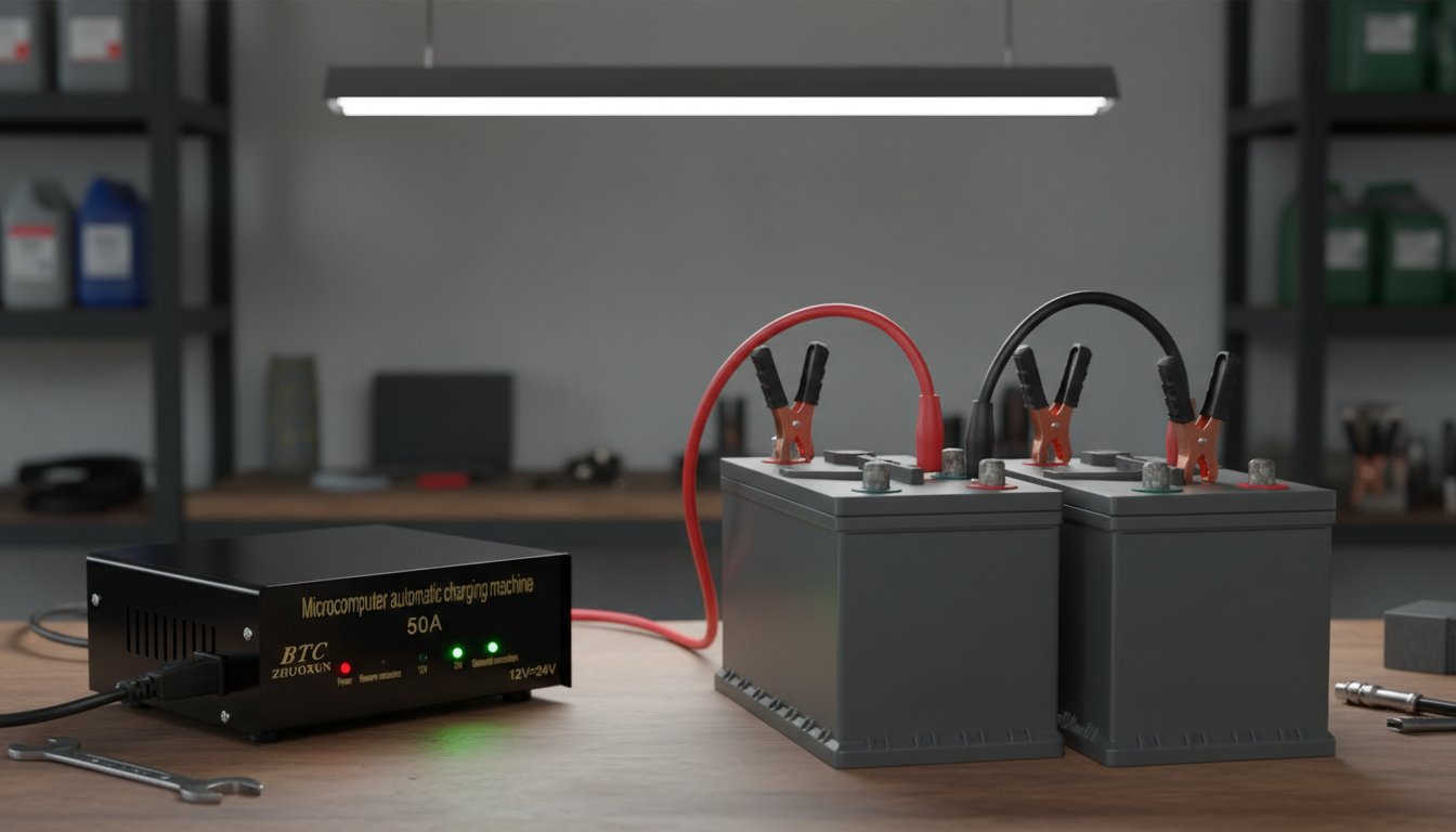 Punjač akumulatora 12-24V/50A BTC
