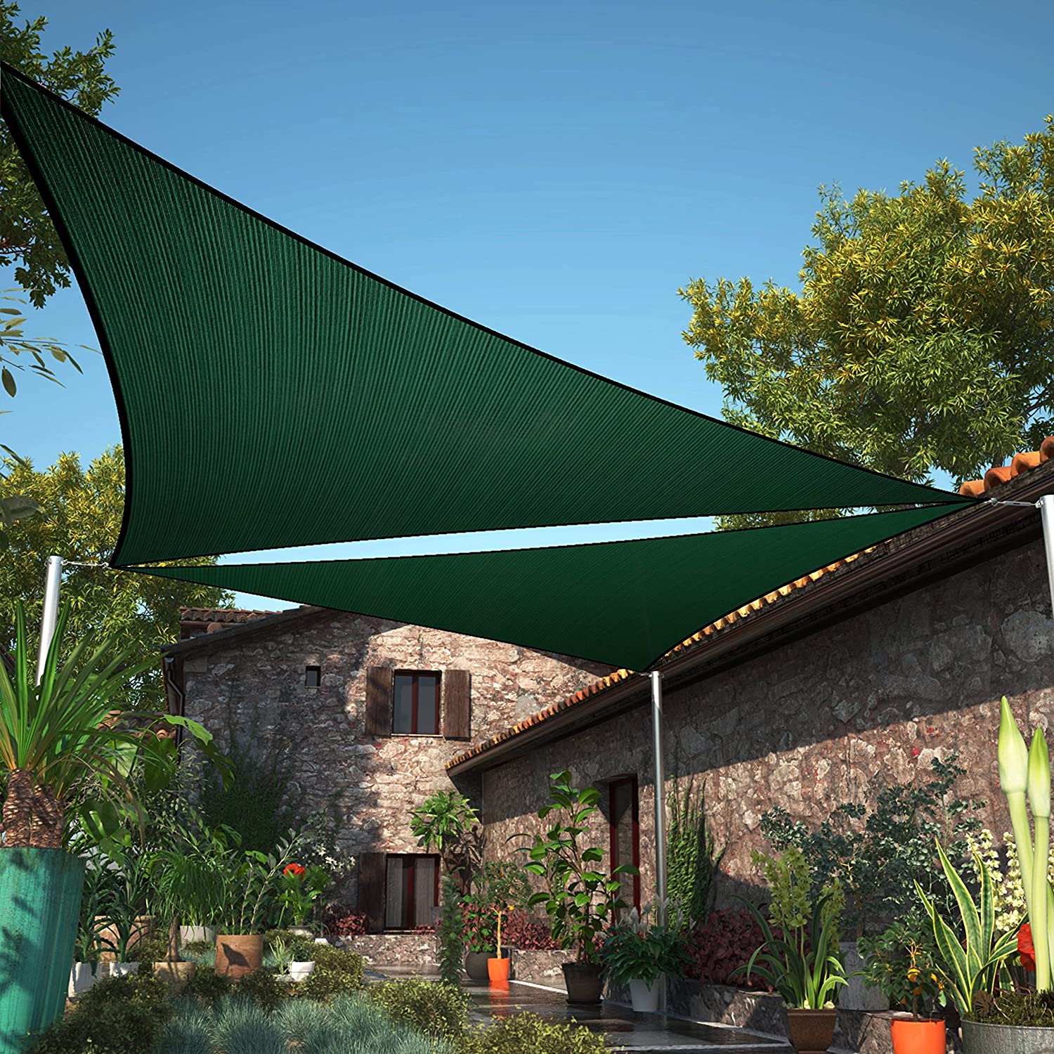 Trouglasta Tenda Ibiza – Premium Zaštita od Sunca za Dvorište, Balkon i Terasu