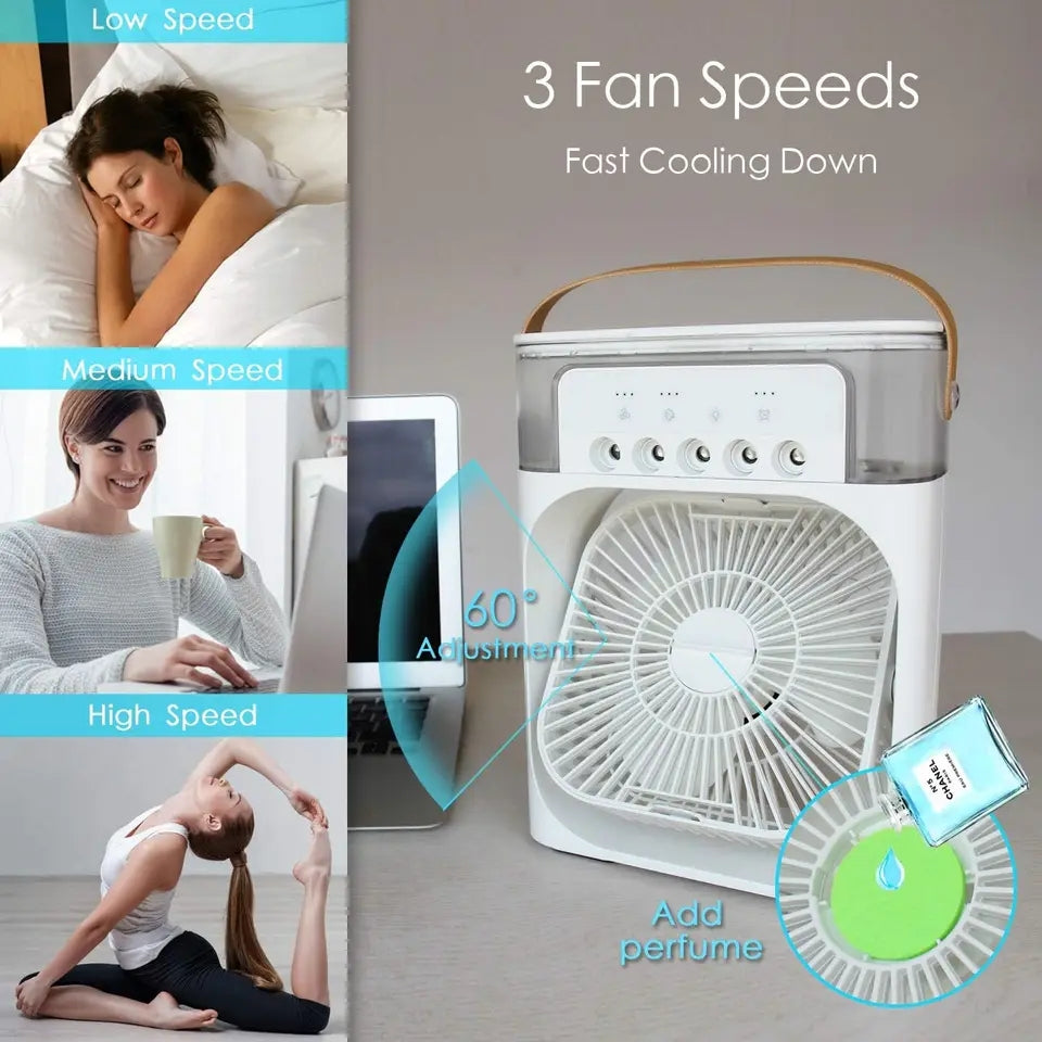 Ventilator mini prenosiva Klima 3u1