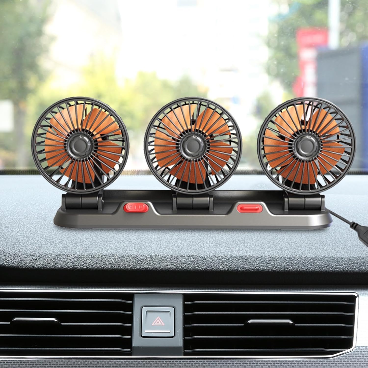 Auto Ventilator 3u1 12V – Trostruki Ventilator za Auto Snažan i Tih Rad