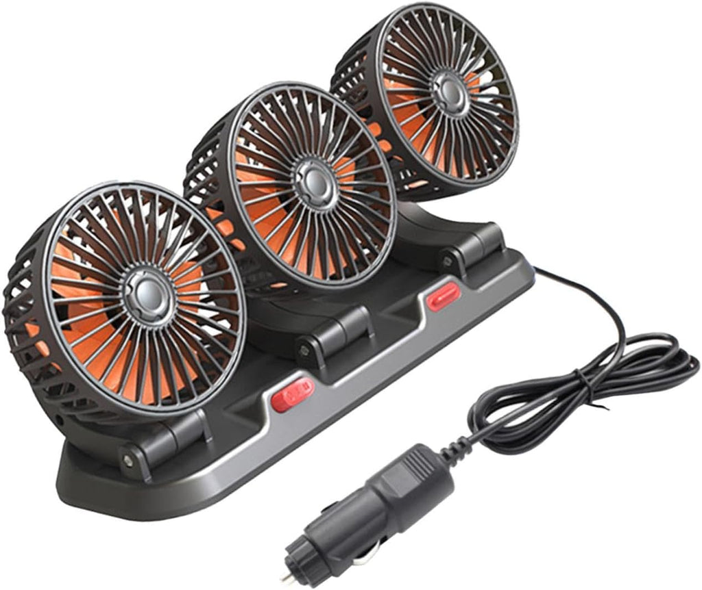 Auto Ventilator 3u1 12V – Trostruki Ventilator za Auto Snažan i Tih Rad