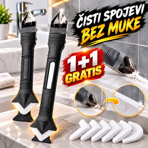 Alat za Skidanje Silikona – Profesionalni Strugač za Uklanjanje Silikona i Zaptivnih Masa 1+1 GRATIS