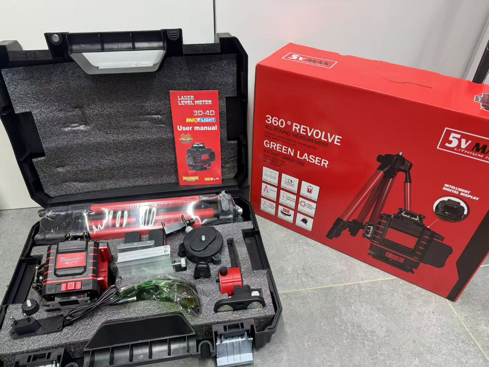 Milwaukee Laser za nivelaciju 4D 16 Linija Digitalni