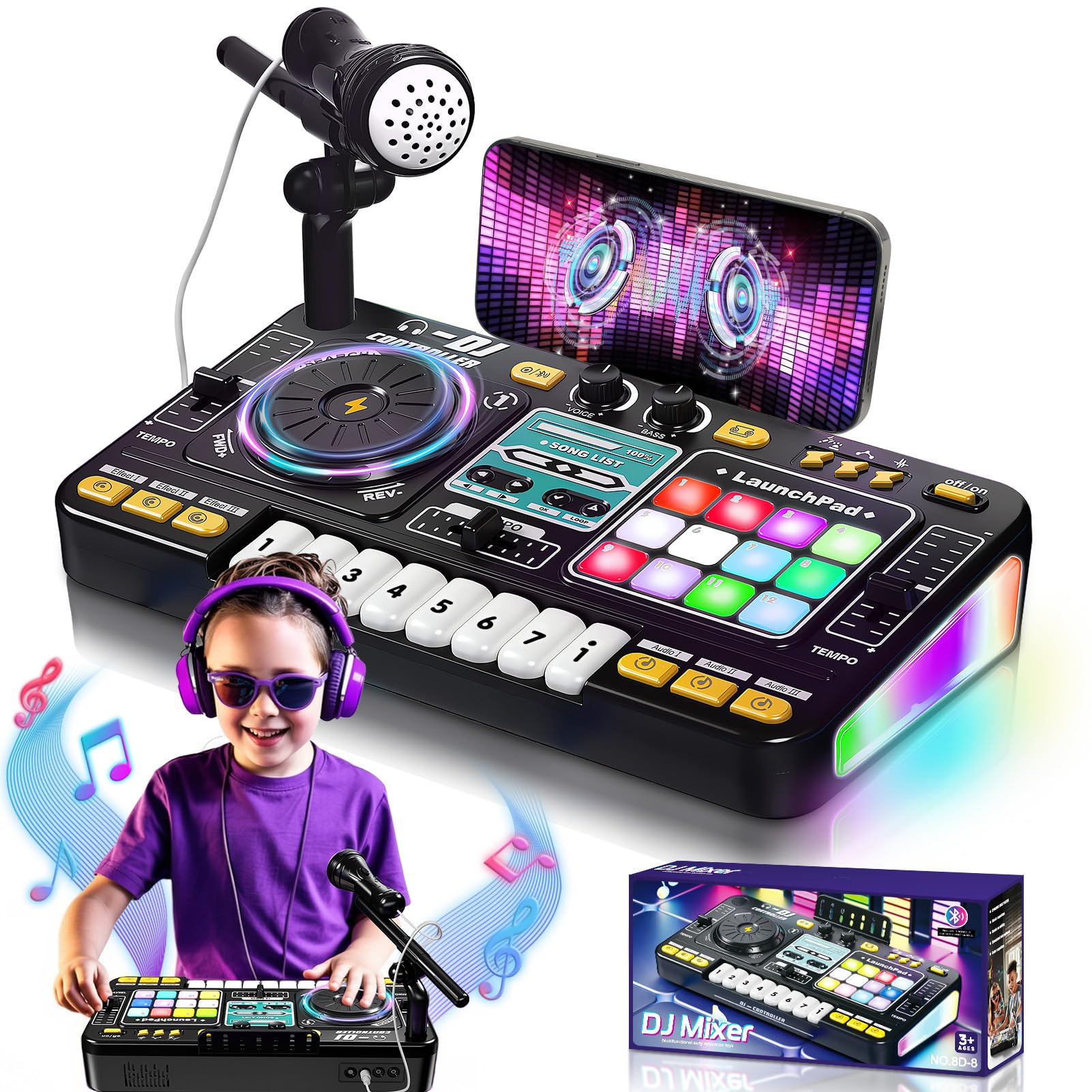 Dečiji DJ Mikser – Interaktivna Muzička Igračka sa Efektima i Dugmićima