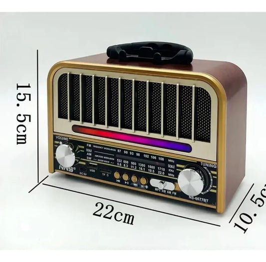 Retro radio bluetooth
