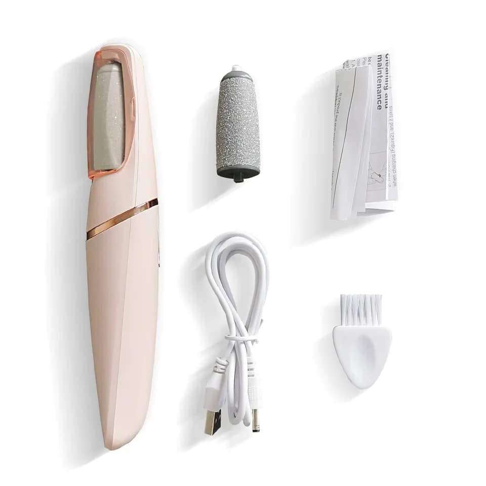 Električna turpija za pete sa 2 Nastavka