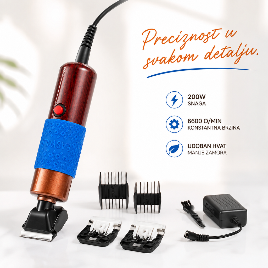 Električni Trimer za Tepihe i Prostirke – Mašinica za Šišanje i Obradu Tepiha sa Podesivim Vodičem