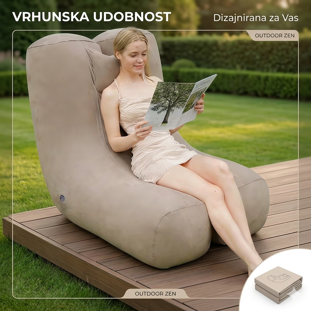Fotelja u obliku stopala – moderna i udobna fotelja za dnevni boravak