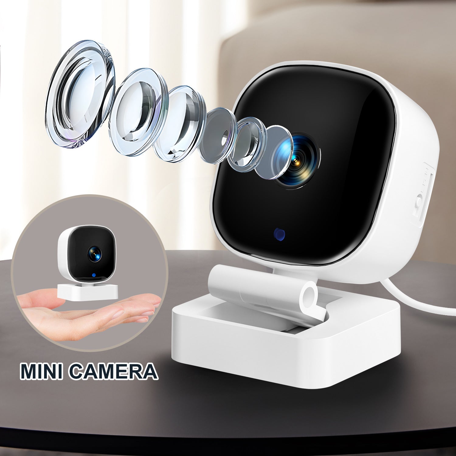 K7 1080P HD WiFi IP sigurnosna kamera – Noćno snimanje, dvosmerni audio i detekcija pokreta